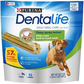 Purina DentaLife Chicken Flavor Dental Treats for Dogs, 20.7 oz Pouch - Dentalife