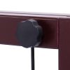 Wood Freestanding Pet Gate, Wood Dog Gate with Adjustable Width 40"-71", Barrier for Stairs Doorways Hallways, Puppy Safety Fenc - Dark brown