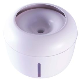Pet Life 'Moda-Pure' Ultra-Quiet Filtered Dog and Cat Fountain Waterer - White