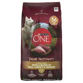 Purina One True Instinct Turkey and Venison Dry Dog Food 36 lb Bag - Purina ONE