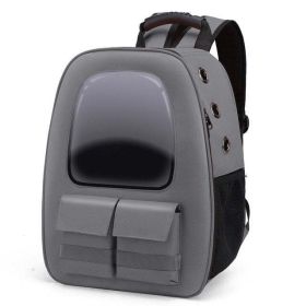 Pet Breathable Traveling Backpack - Gray