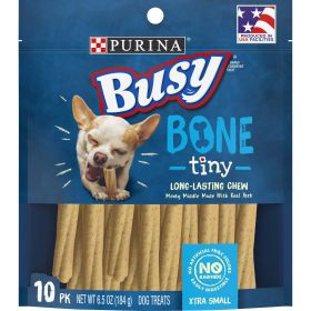 Purina Busy Tiny Real Meat Long Lasting Chew for Dogs 6.5 oz Pouch - Busy