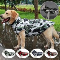 Winter windproof dog warm clothing; dog jacket; dog reflective clothes - Black and white graffiti - M