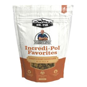 Dr. Pol Incredi-Pol Favorites Crunchy Shell/Creamy Center Chicken Flavor Cat Treats, 5 oz. Bag - Dr. Pol