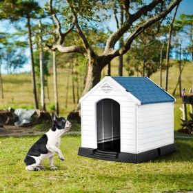 Plastic Waterproof Ventilate Pet Puppy House - M