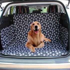 Pet Carriers Dog Car Seat Cover Trunk Mat Cover Protector Carrying For Cats Dogs transportin perro autostoel hond - Black
