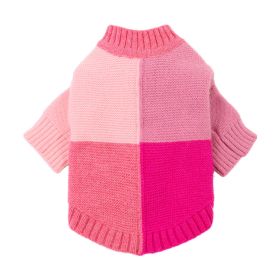 Dog Sweater Acrylic Pet Clothing (Option: Pink-No 5)